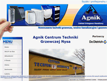 Tablet Screenshot of agnik.pl